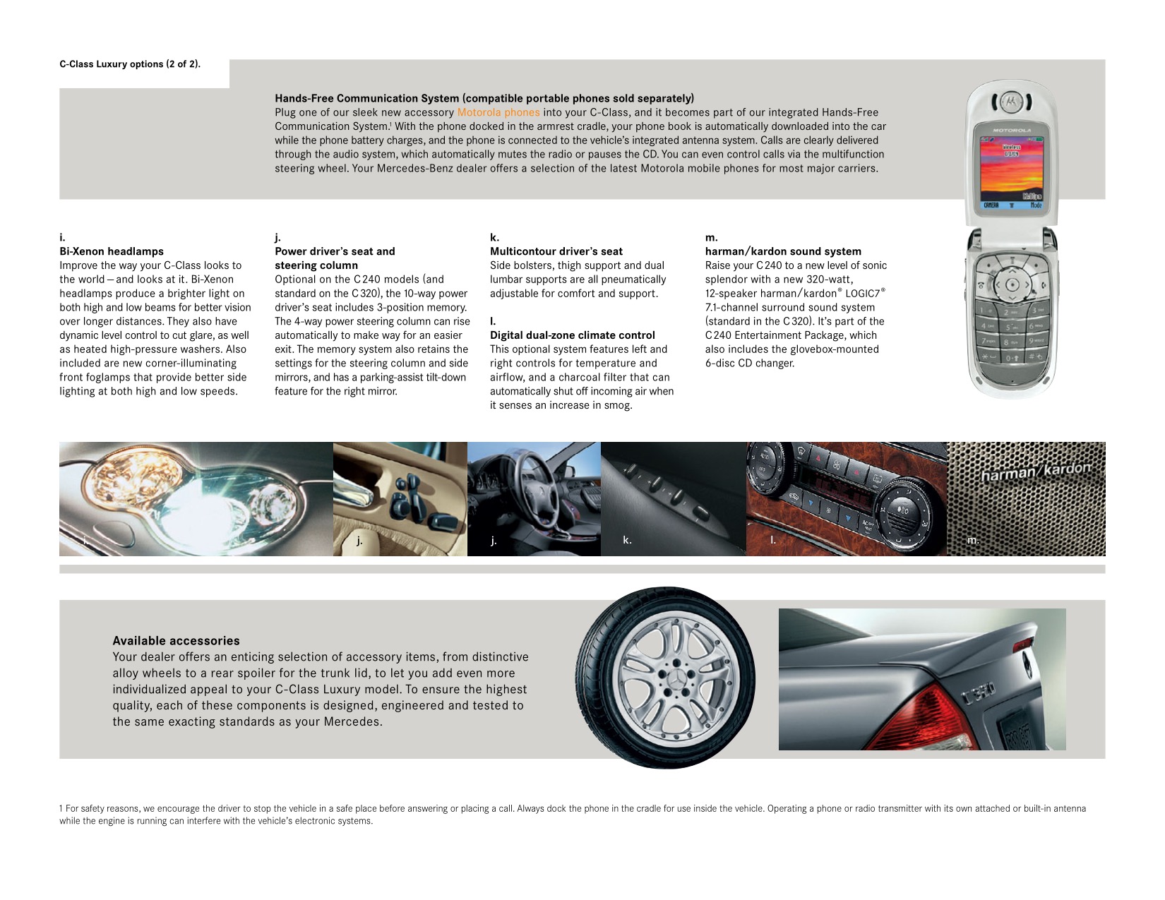 2005 Mercedes-Benz C-Class Luxury Brochure Page 21